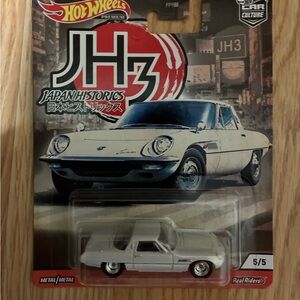 Hot Wheels White Mazda Cosmo Sport Die-Cast Car